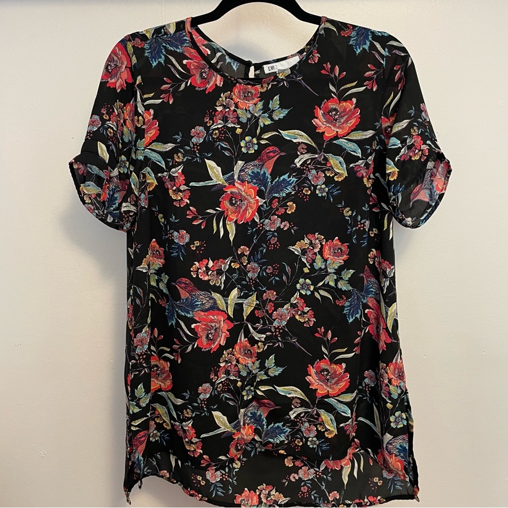 Floral blouse top